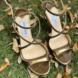 Patent Leather Gladiator Sandals